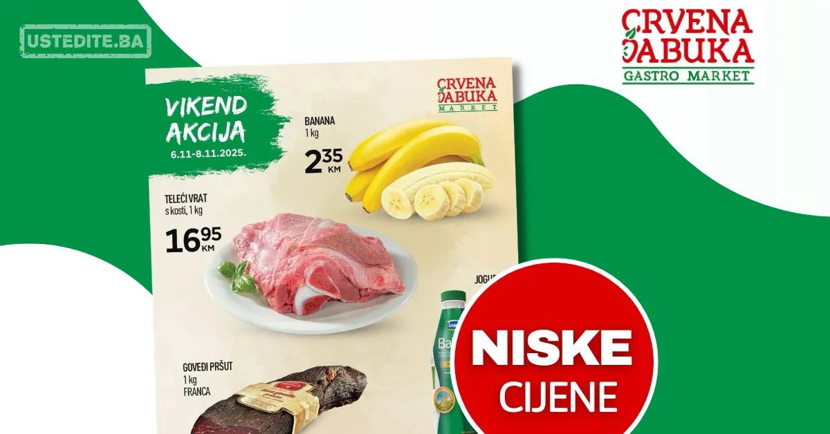 Crvena Jabuka vikend akcija 6-8.11.2025.