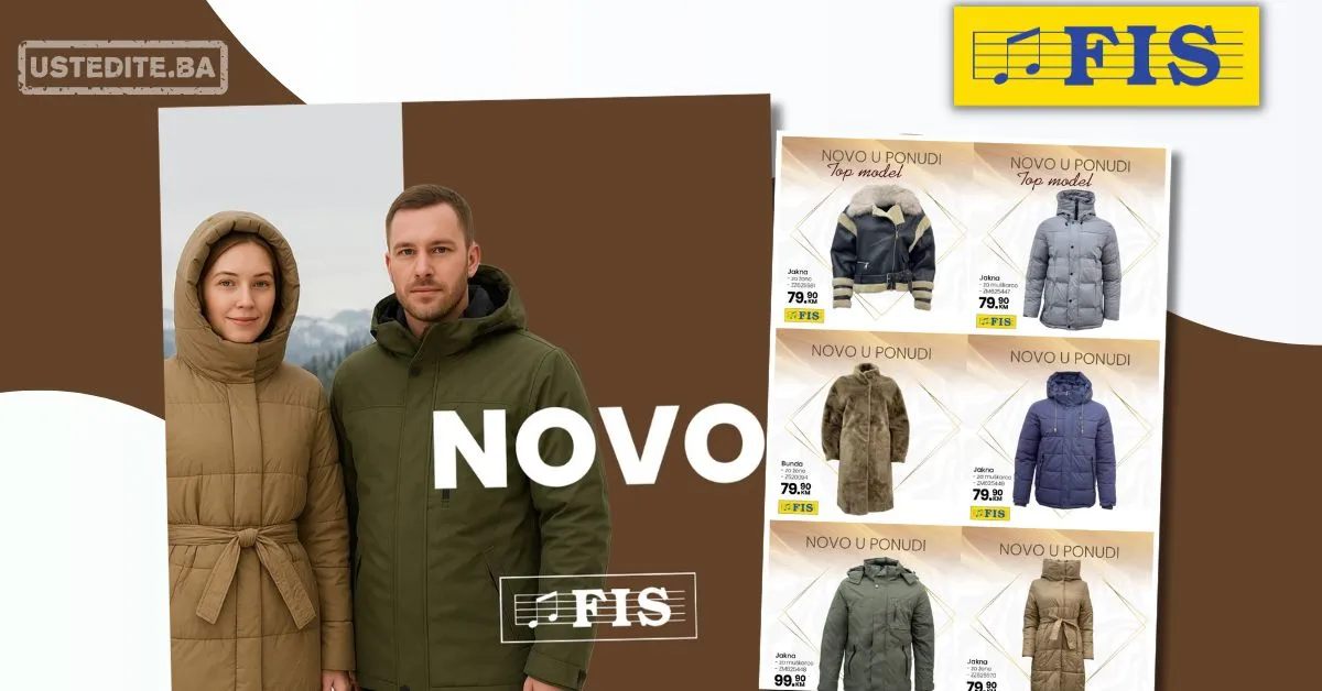 Fis zimske jakne – nova kolekcija za žene i muškarce novembar 2025.