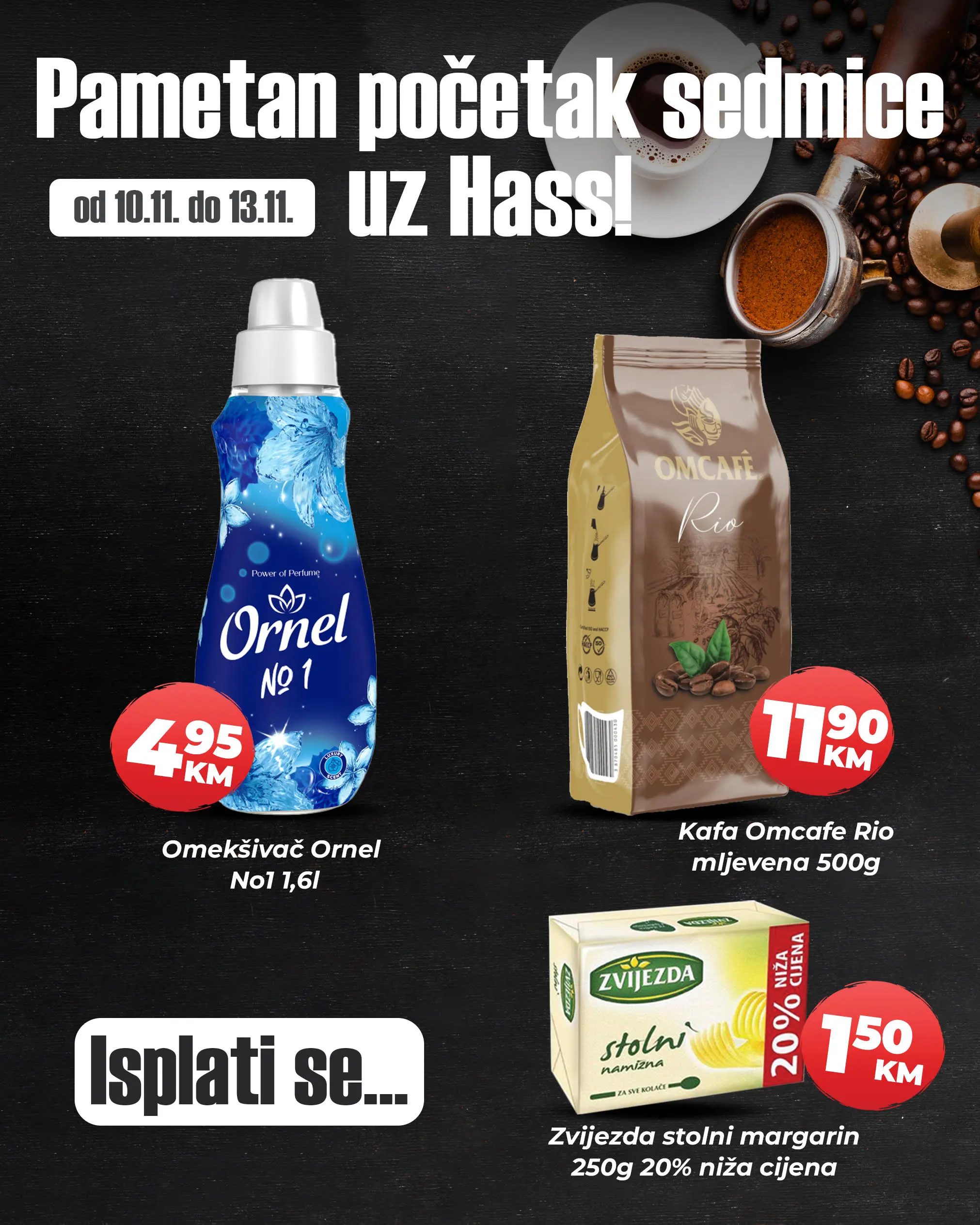 Hass komerc akcija za početak sedmice 10-13.11.2025. 