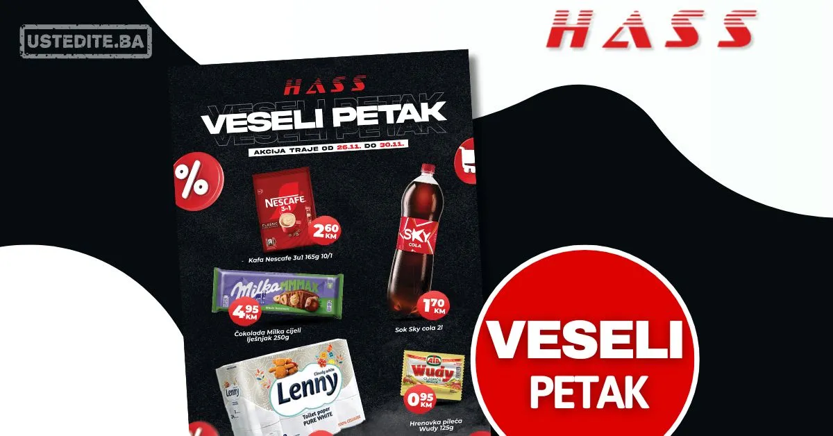 Hass komerc VESELI PETAK 26-30.11.2025.