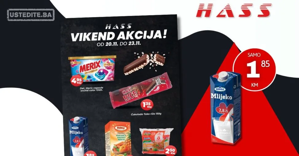 Hass komerc vikend akcije 20-23.11.2025.