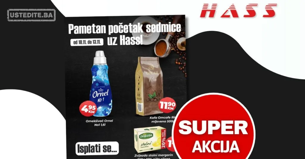 Hass komerc akcija za početak sedmice 10-13.11.2025.