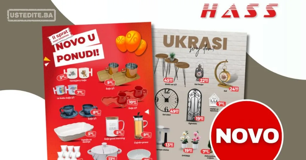 Hass komerc NOVO U PONUDI - novembar 2025.
