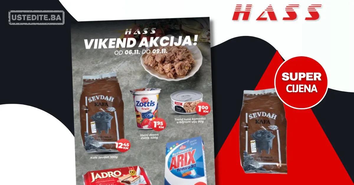Hass komerc vikend akcija 6-9.11.2025.
