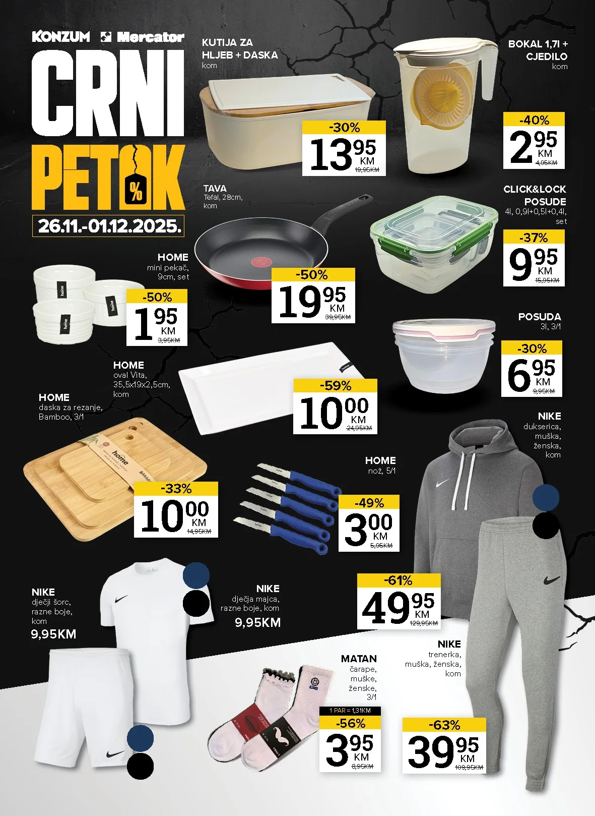 Konzum BLACK FRIDAY 26.11-1.12.2025.