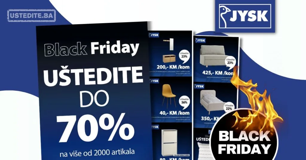 Jysk BLACK FRIDAY 19-30.11.2025.