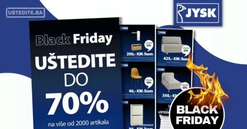 Jysk BLACK FRIDAY 19-30.11.2025.