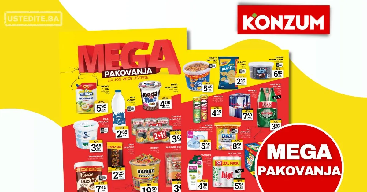 Konzum MEGA PAKOVANJA 4-10.11.2025.
