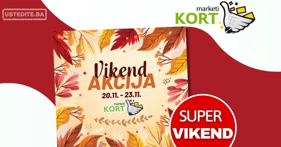 Kort vikend akcija 20-23.11.2025.