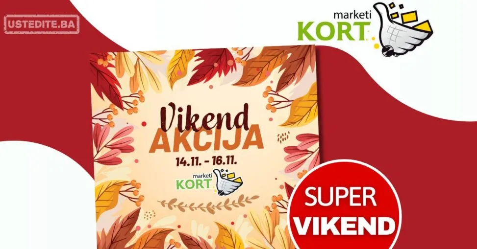 Kort vikend akcija 14-16.11.2025.