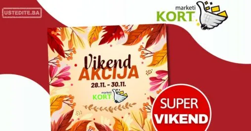 Kort vikend akcija 28-30.11.2025.