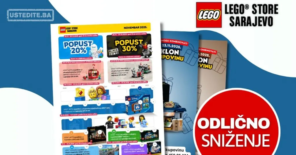 LEGO Store SNIŽENJE 1.11-1.12.2025.
