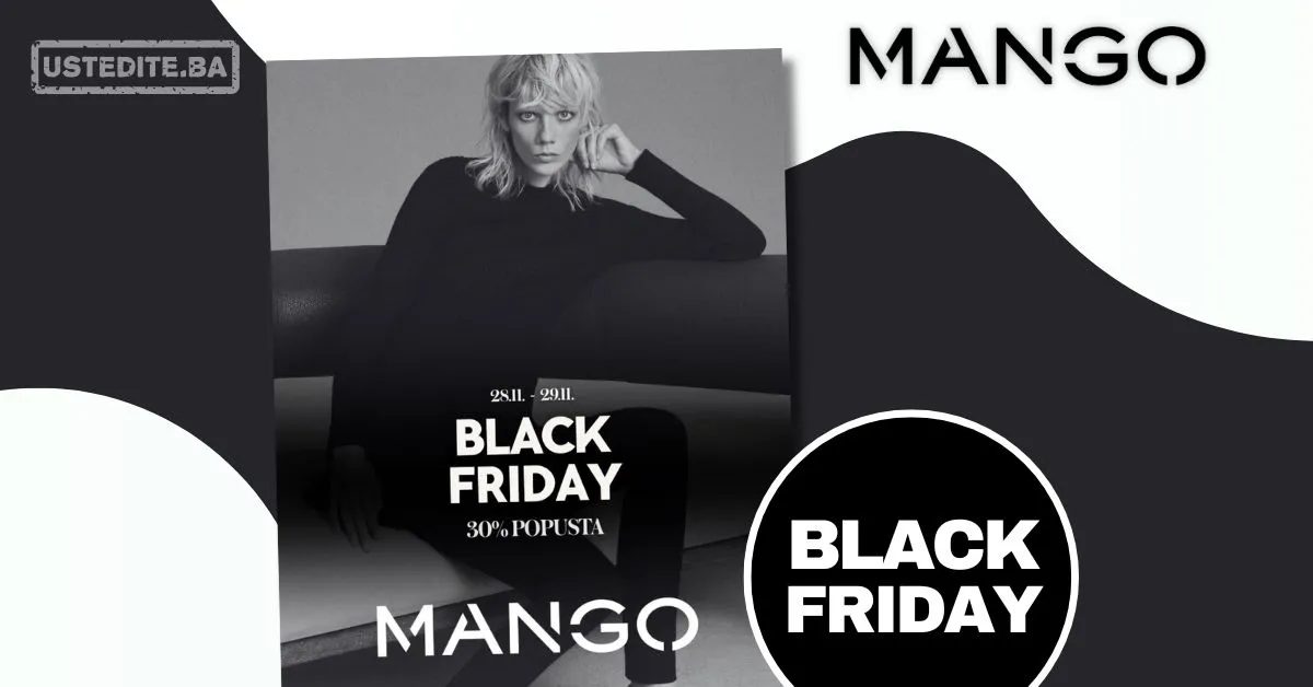 MANGO BLACK FRIDAY 28.11.–29.11.2025.