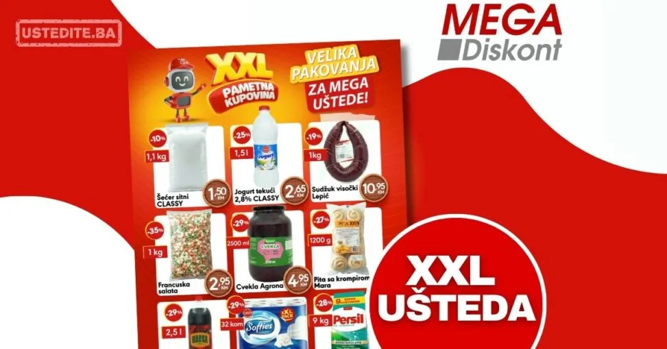 Mega Diskont katalog XXL PAMETNA KUPOVINA 1-25.12.2025.