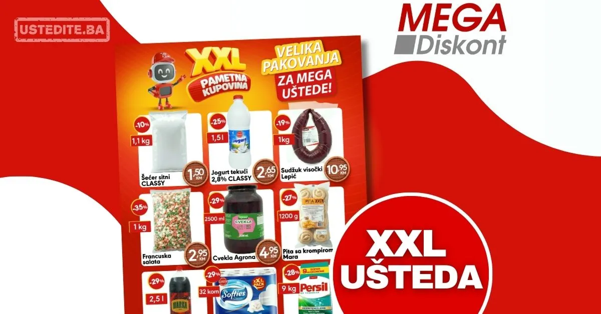 Mega Diskont katalog XXL PAMETNA KUPOVINA 1-25.12.2025.