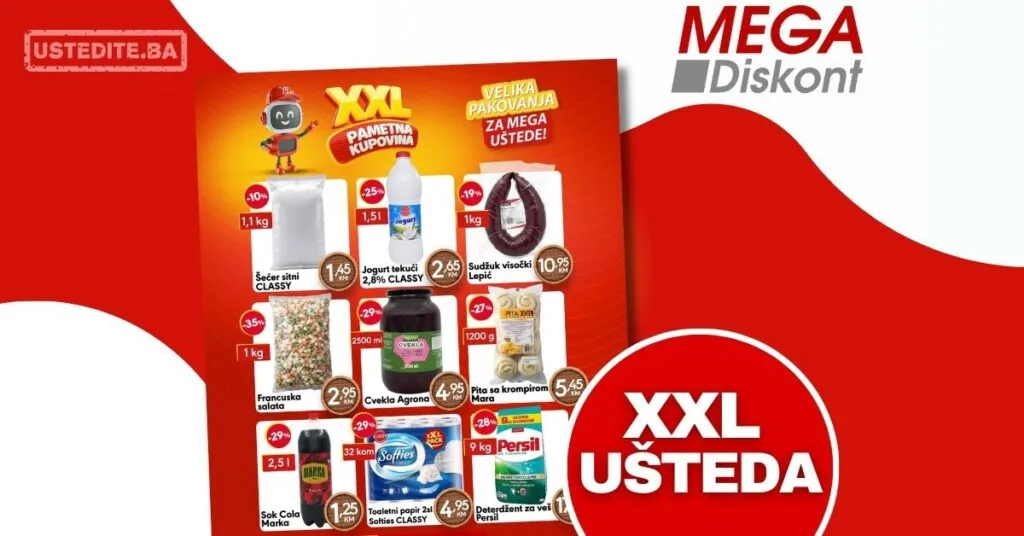 Mega Diskont katalog XXL PAMETNA KUPOVINA 1-25.12.2025.