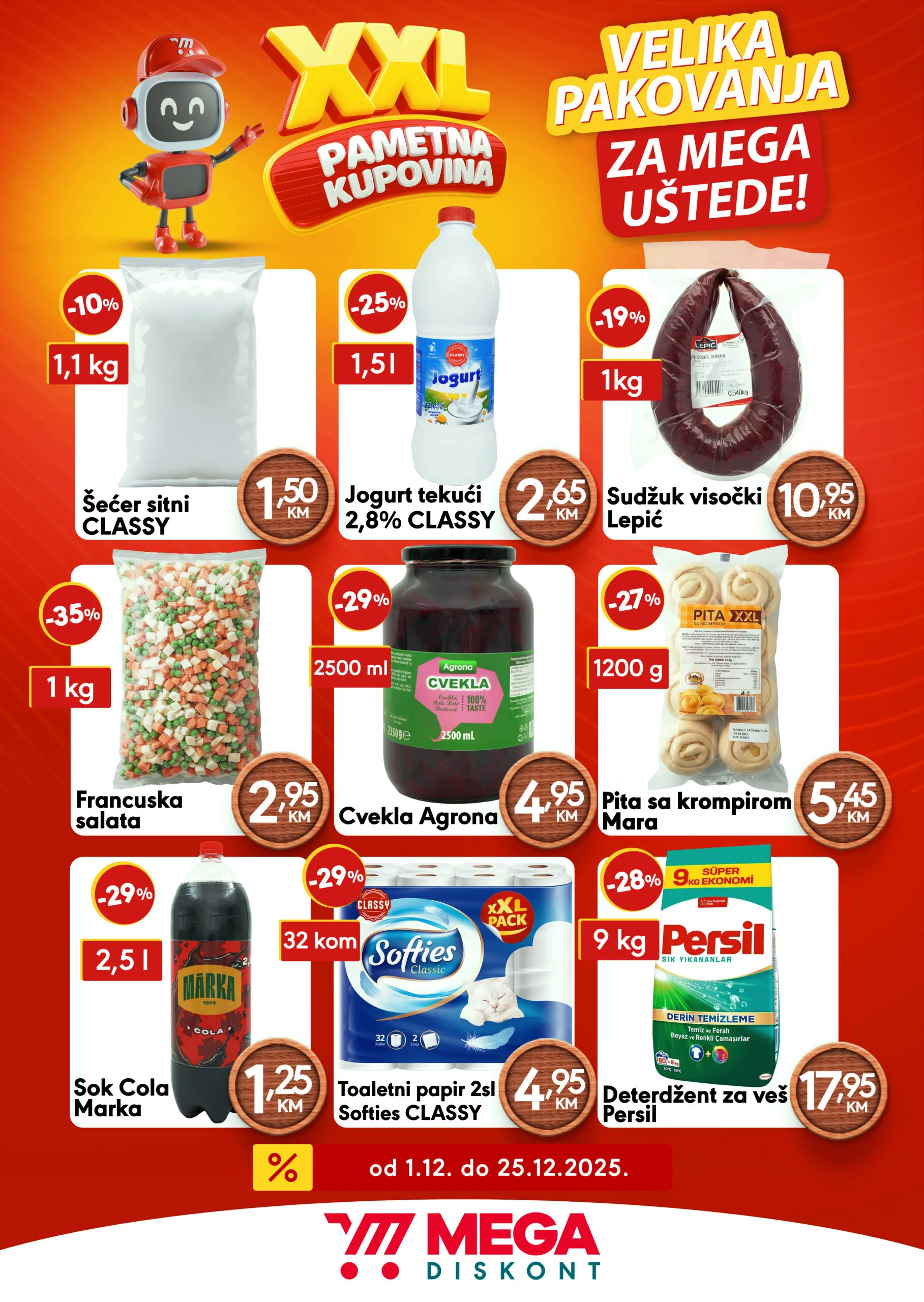 Mega Diskont katalog XXL PAMETNA KUPOVINA 1-25.12.2025.