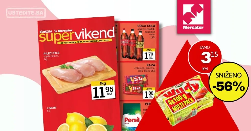 Mercator vikend akcija 13-17.11.2025.