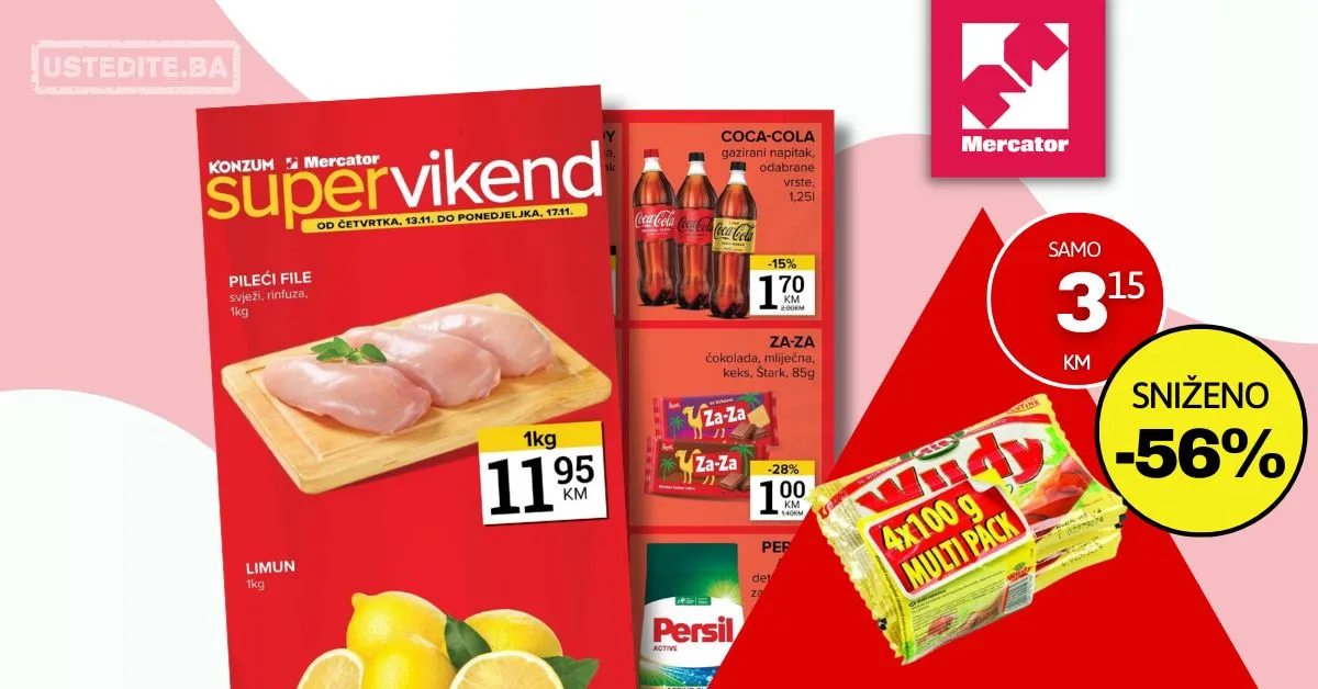 Mercator vikend akcija 13-17.11.2025.
