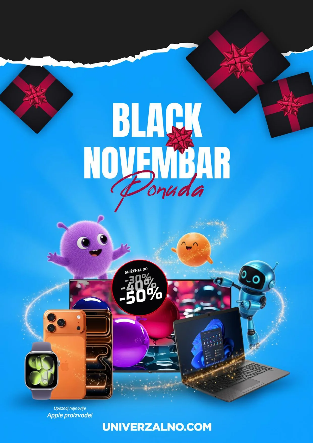 Univerzalno BLACK NOVEMBAR do 30.11.2025.