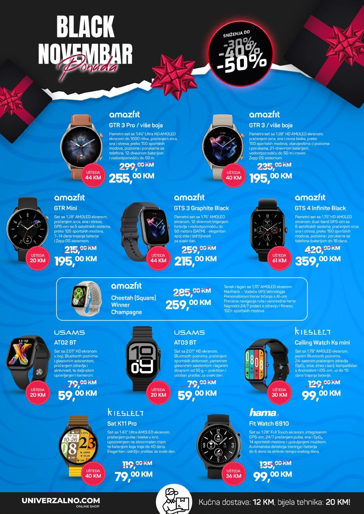 Univerzalno BLACK NOVEMBAR do 30.11.2025.