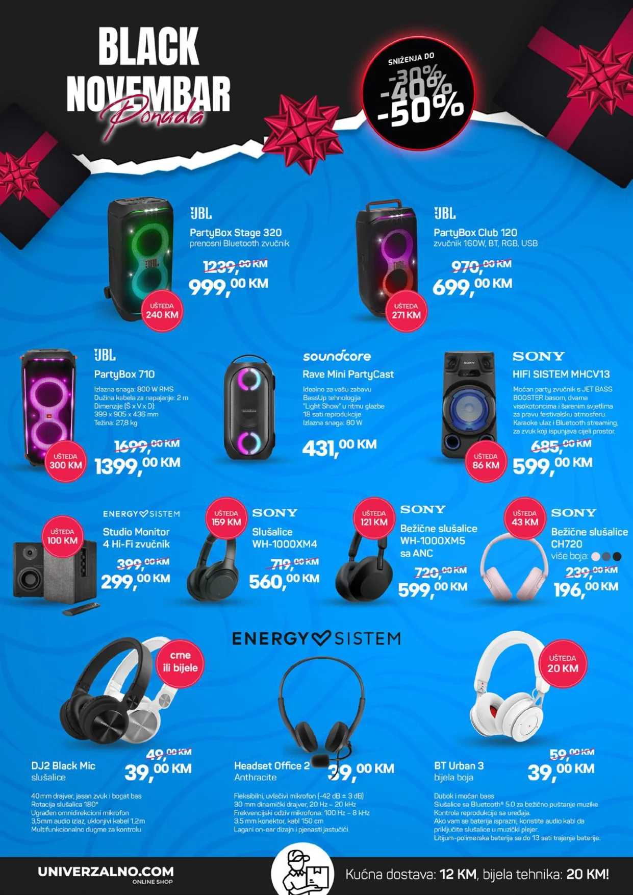 Univerzalno BLACK NOVEMBAR do 30.11.2025.