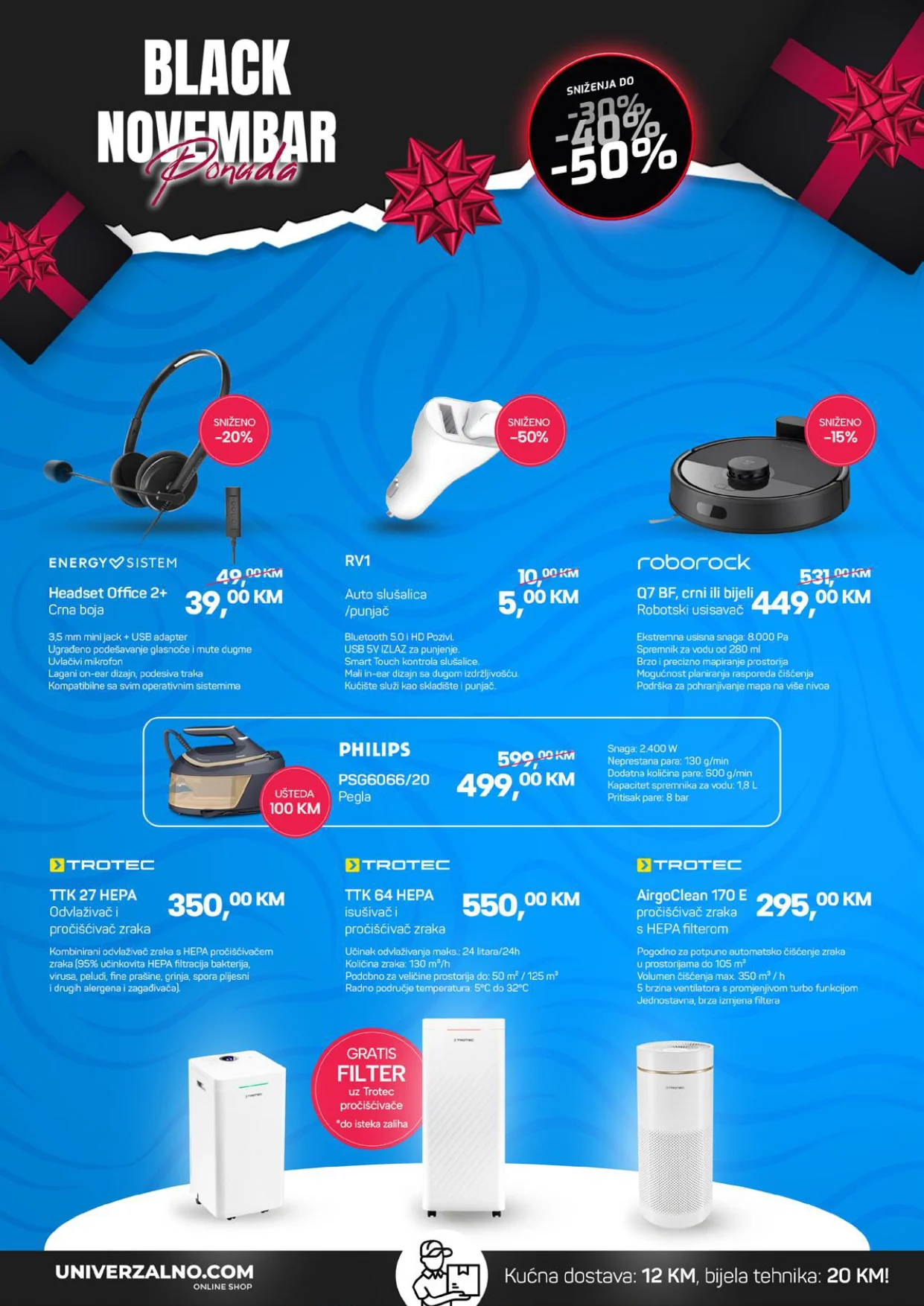 Univerzalno BLACK NOVEMBAR do 30.11.2025.