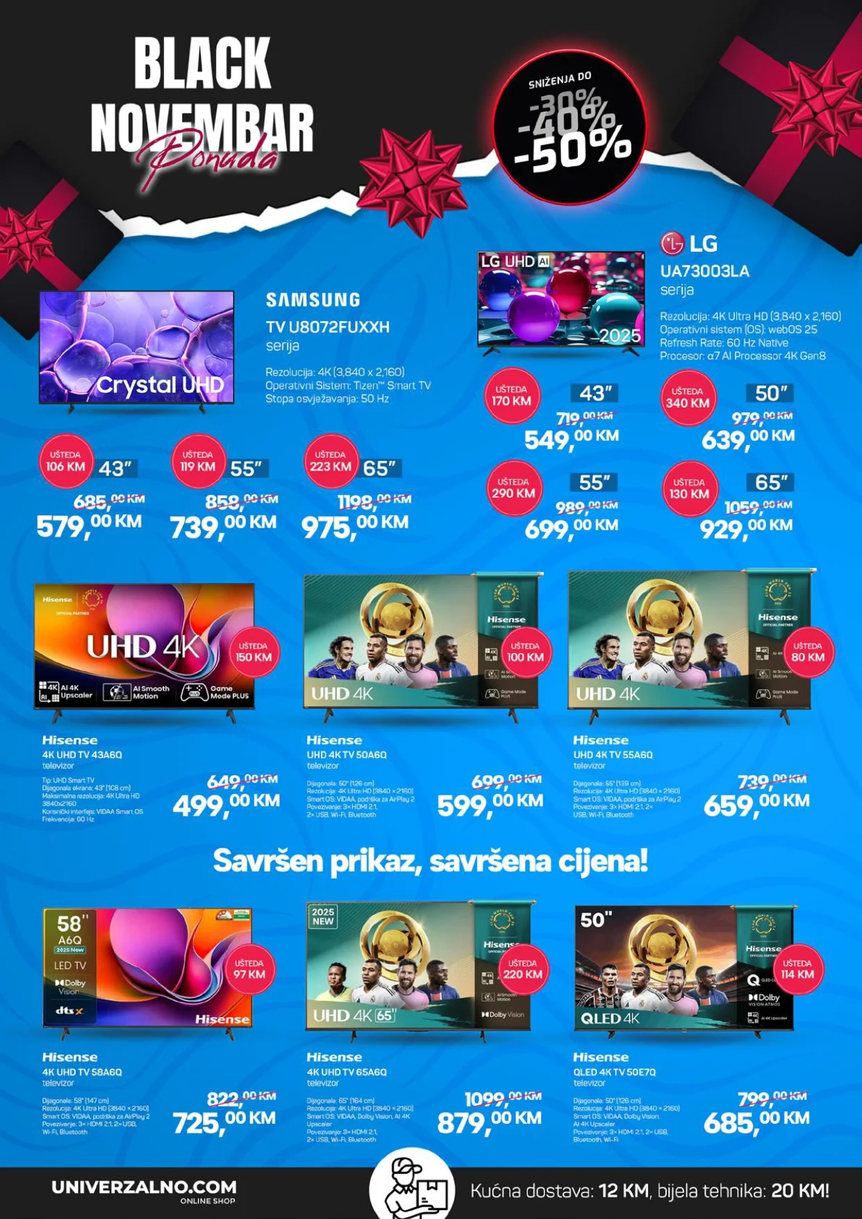 Univerzalno BLACK NOVEMBAR do 30.11.2025.