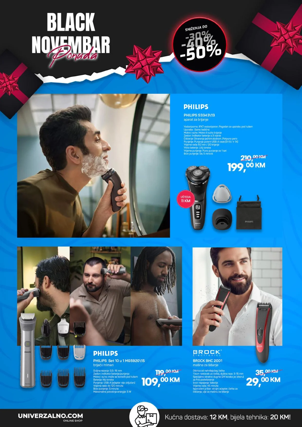 Univerzalno BLACK NOVEMBAR do 30.11.2025.