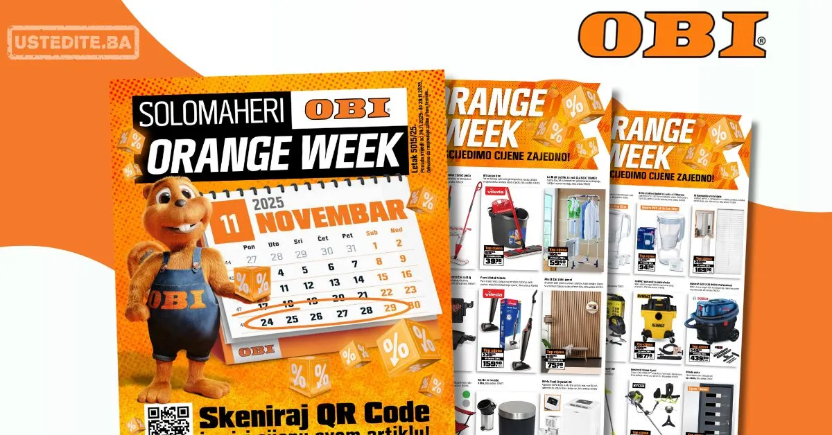 OBI ORANGE WEEK sniženje do 29.11.2025.