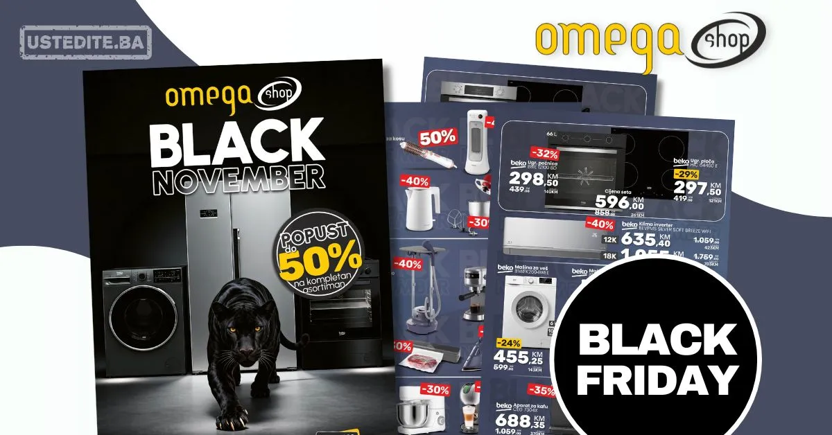 Omega shop BLACK FRIDAY 1-30.11.2025.
