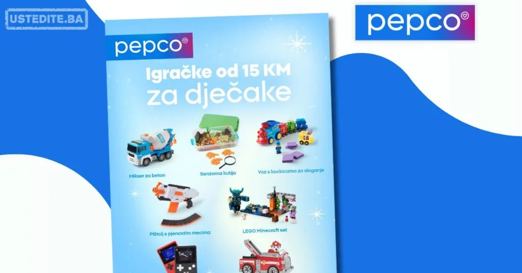 Pepco Igračke za djecu već od 15 KM - novembar 2025.