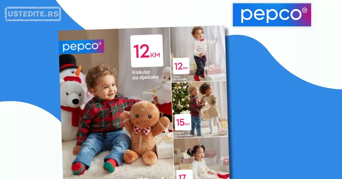 Pepco odjeća za djecu – praznični stil već od 12 KM!