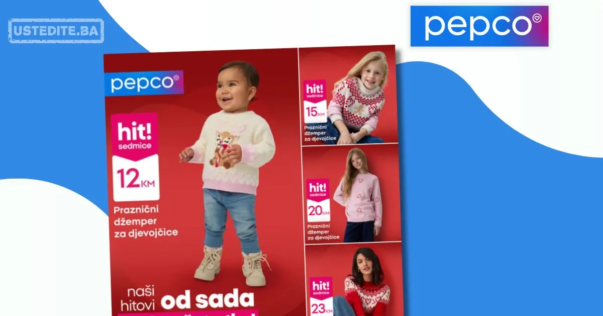 Pepco odjeća – praznični džemperi 13–19.11.2025.