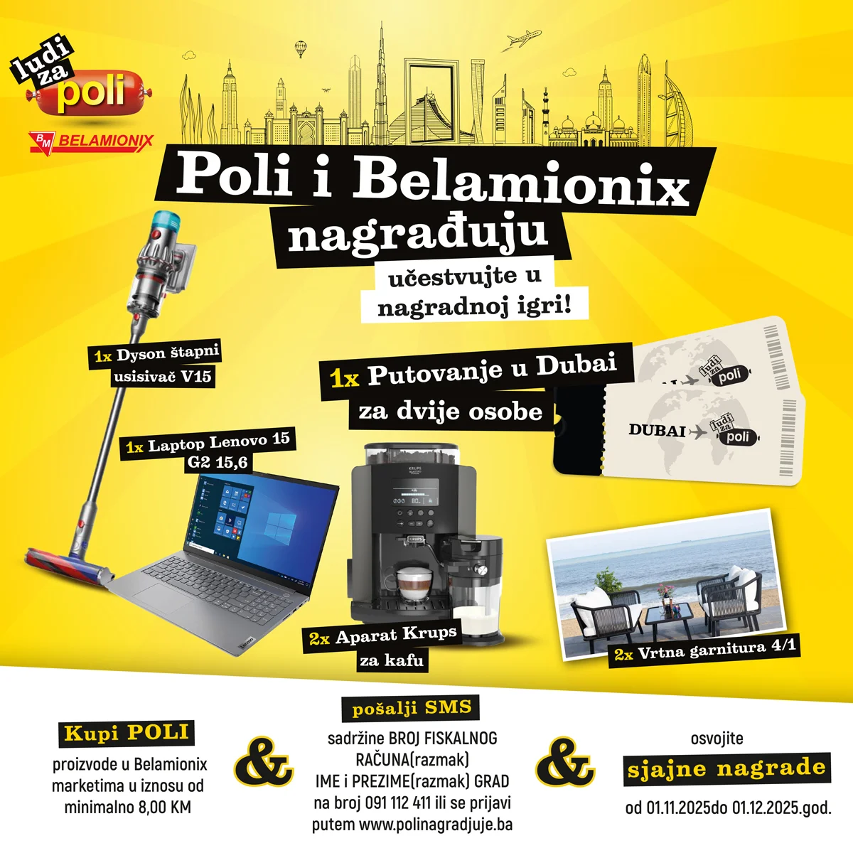 Poli i Belamionix nagrađuju – osvoji putovanje u Dubai!