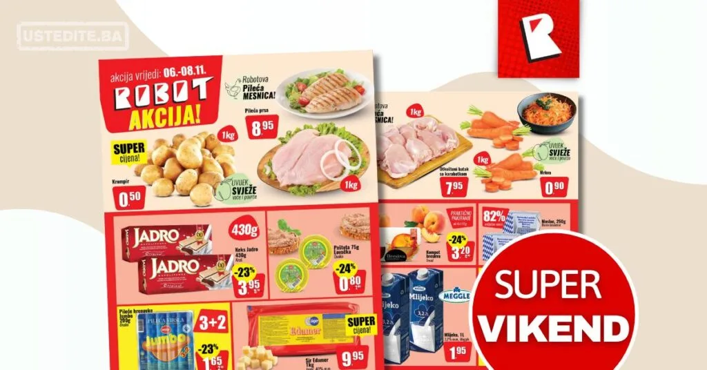 Robot vikend akcija 6-8.11.2025.