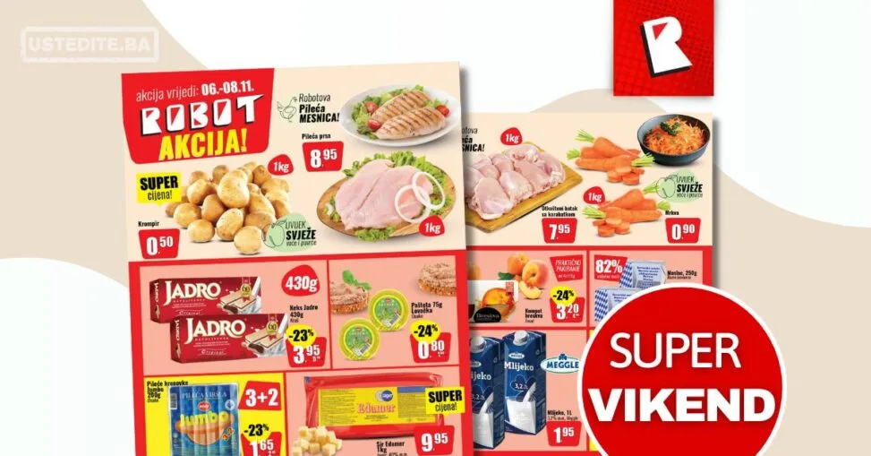 Robot vikend akcija 6-8.11.2025.