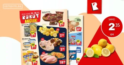 Robot akcija za početak sedmice 24-26.11.2025.