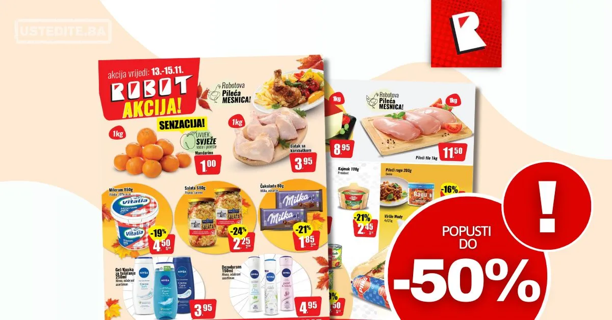 Robot vikend akcija 13-15.11.2025.