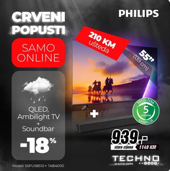 Techno Shop CRVENI POPUSTI do 1400 KM - novembar 2025.