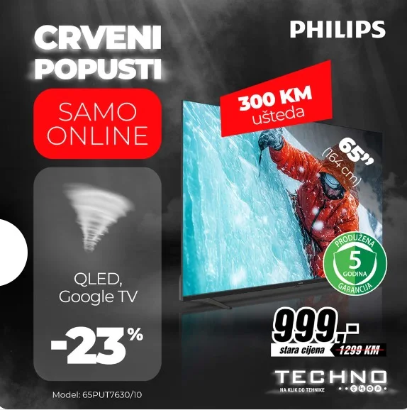 Techno Shop CRVENI POPUSTI do 1400 KM - novembar 2025.