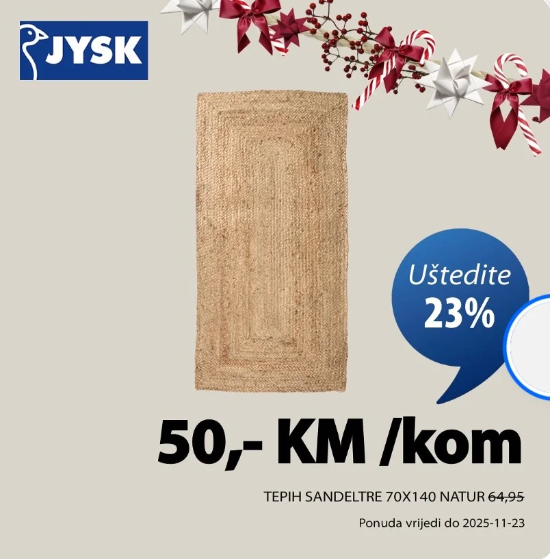 Jysk SUPER CIJENE novembar 2025.