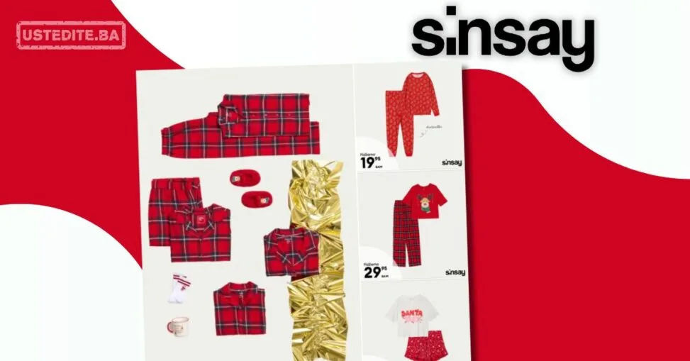 Sinsay ŽENSKE PIDŽAME - novembar 2025.