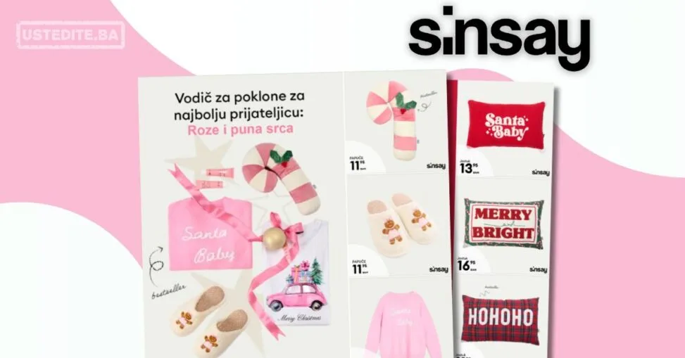 Sinsay praznični pokloni - novembar 2025.
