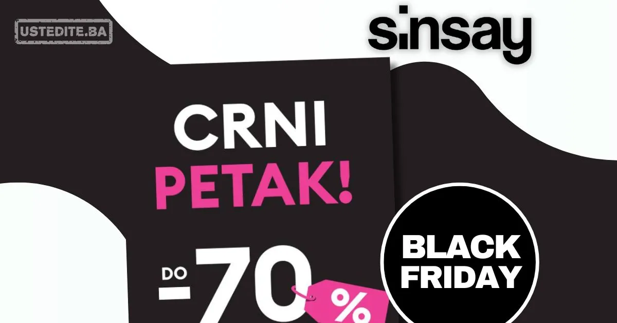 Sinsay BLACK FRIDAY 27.11-1.12.2025.