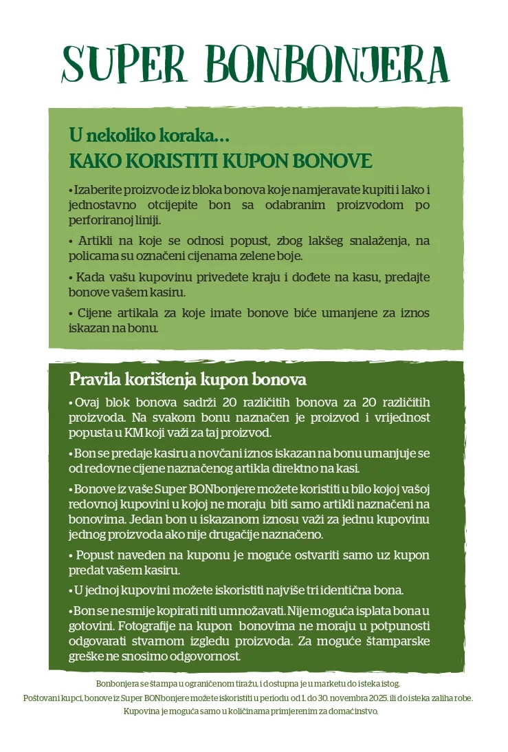 Crvena Jabuka katalog SUPER BONBONJERA 1-30.11.2025.