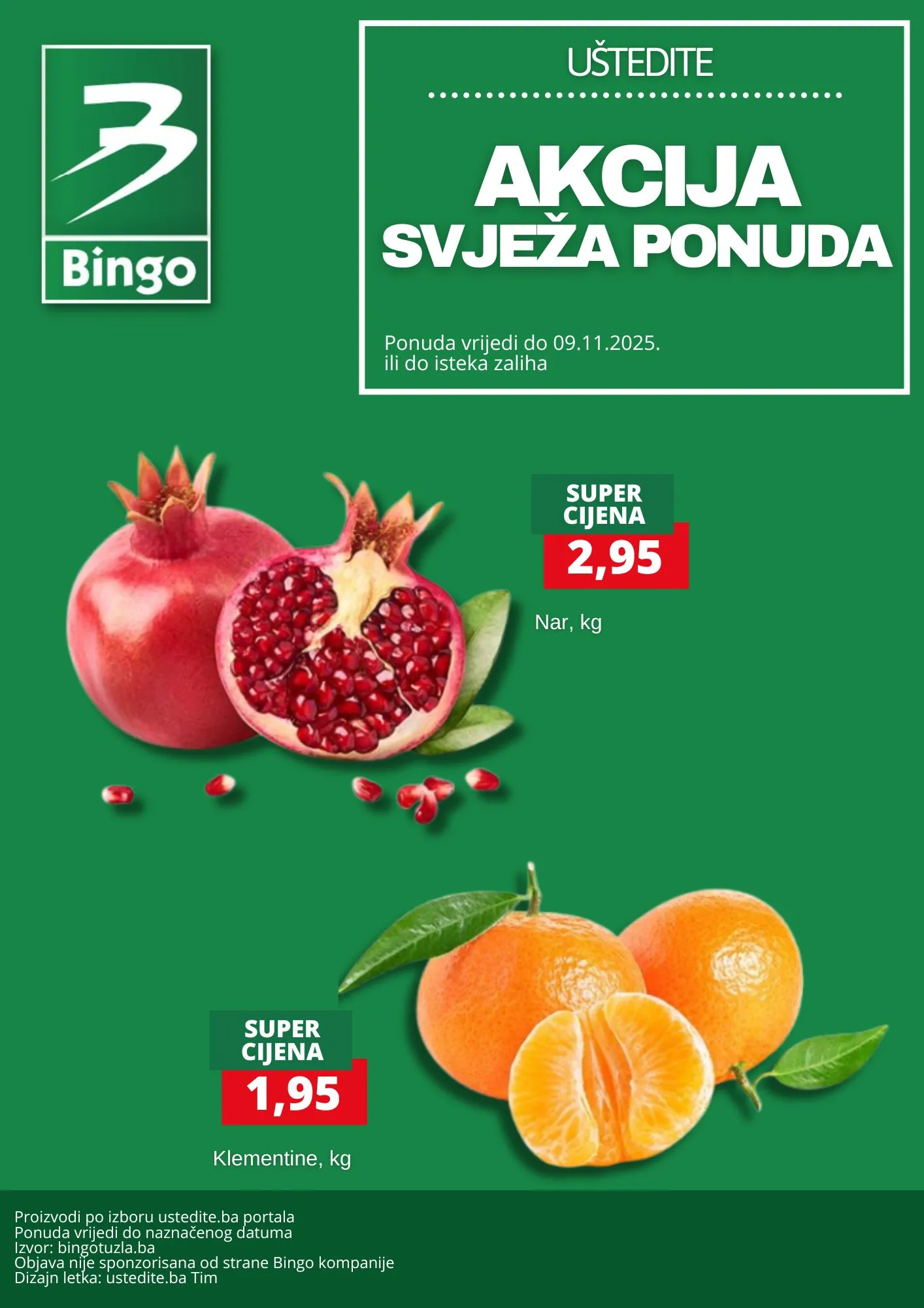 Bingo SVJEŽA PONUDA