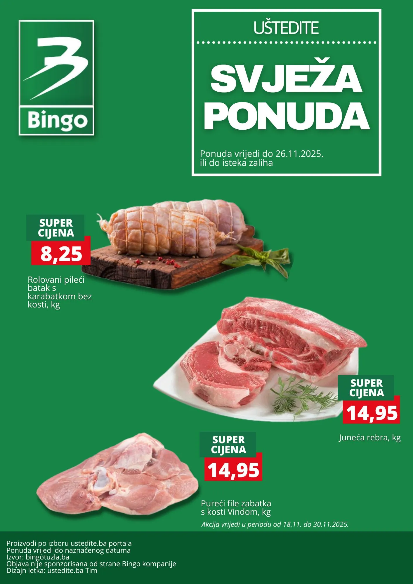 Bingo akcija SVJEŽA PONUDA