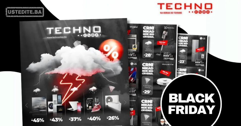 Techno Shop BLACK FRIDAY TEHNIKA do 30.11.2025.