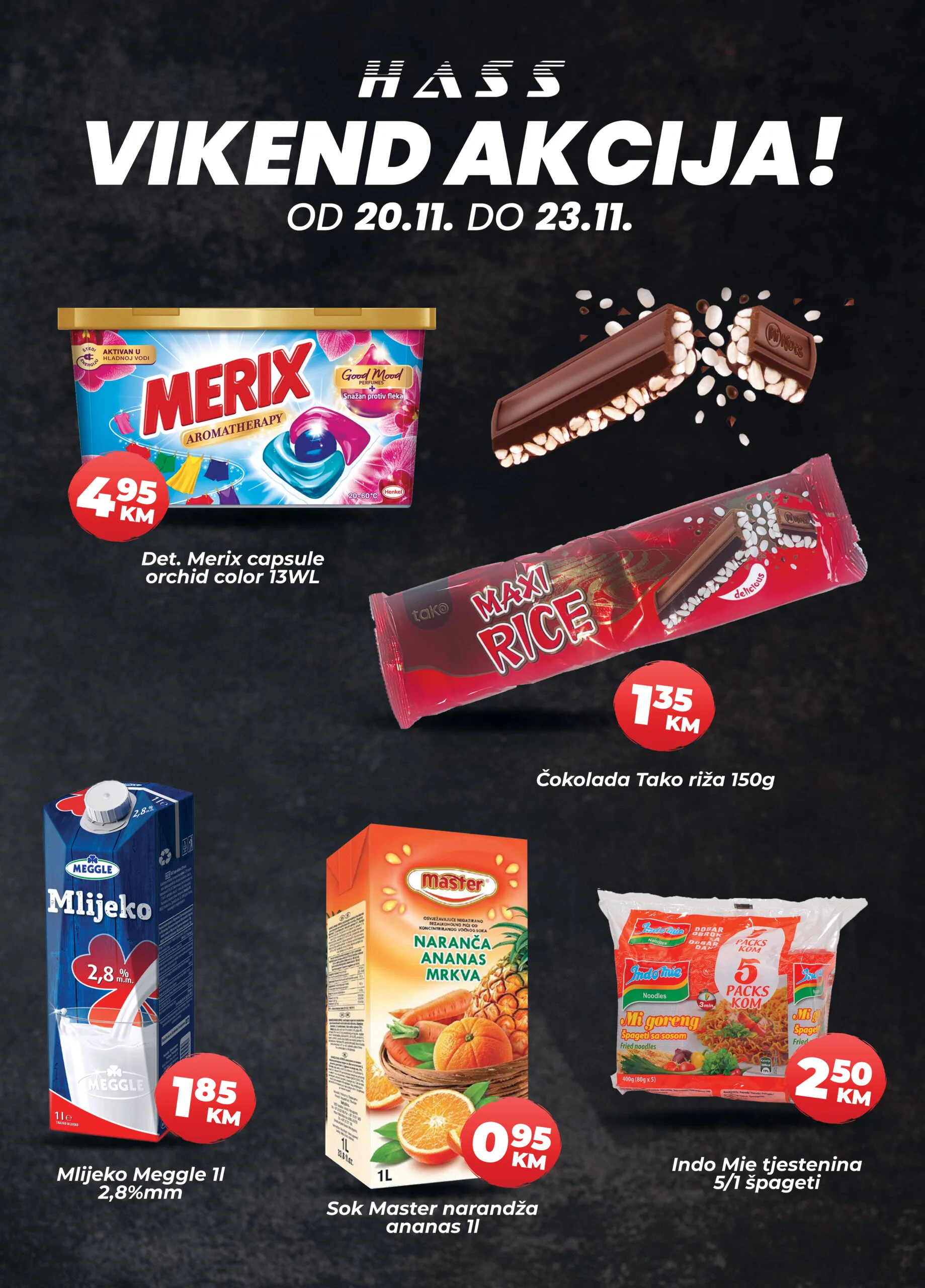 Hass komerc vikend akcije 20-23.11.2025.